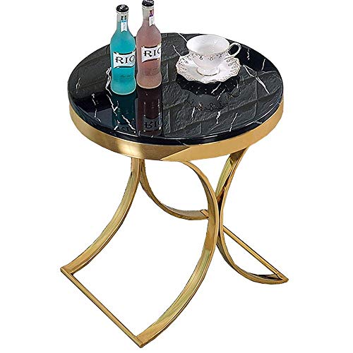 Home&Selected Furniture/Marble Small Round Table Sofa Side Table Gold Home&Selected Furniture/Marble Small Round Table Sofa Side Table Gold