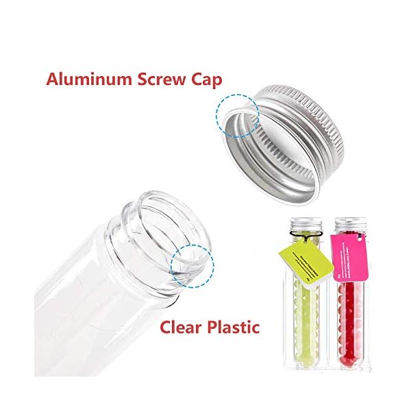 25PCS-Test-Tubes40ml-Clear-Plastic-Test-Tubes-with-Screw-Caps25x140mm-Tube-for-SampleScience-PartyGumballCandyBath-Salts 25PCS-Test-Tubes40ml-Clear-Plastic-Test-Tubes-with-Screw-Caps25x140mm-Tube-for-SampleScience-PartyGumballCandyBath-Salts