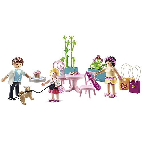 PLAYMOBIL City Life 70593 Cafetería, para niños de 5 a 12 años