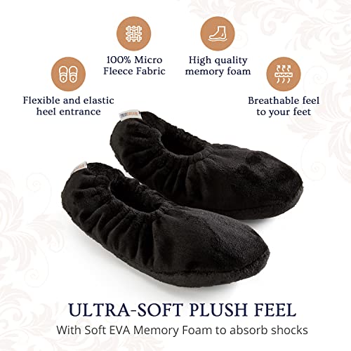 Velvet Plush Memory Foam Warm Slipper Socks For Women | Non-Slip One Size Fuzzy Socks For Women | Ultra Plush and Cozy Warmth Collection3