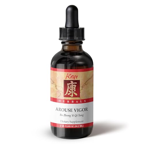 Kan Herb Company Arouse Vigor – Traditional Herbal Formula with Astragalus Ginseng Atractylodes Tangerine Peel Supports Steady Energy Digestive Balance Daily Drive Liquid Extract 2 fl oz