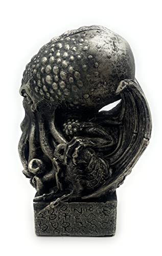 Estatua Cthulhu de resina con acabado bronce 6.75 in miniatura 5