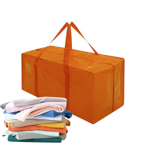 Compartimentos de almacenamiento | Edredones de almacenamiento | Impermeable Ahorro de espacio Organizador grande con cremalleras y asas de transporte para ropa, mantas, textiles, edredones, camping