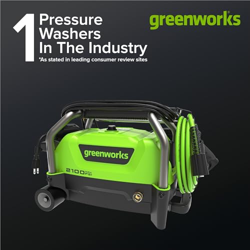 Image of Greenworks 2100 PSI (1.2 GPM) Electric Pressure Washer