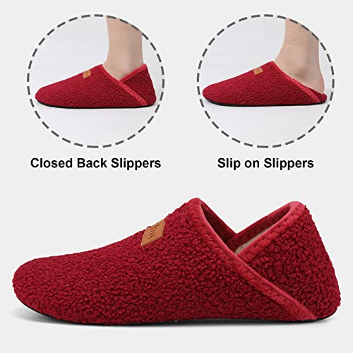 Image of Fires Womens Mens Slippers with Rubber Sole Soft-Lightweight House Slipper Socks Around House Shoes Non Slip Indoor /Outdoor