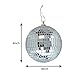 Kicko Mirror Disco Balls - 4 Inch Silver Hanging Ornaments - for Home Decorations, Stage Props, Game Accessories, School Festivals, Party Favors and Supplies (2 Pack)