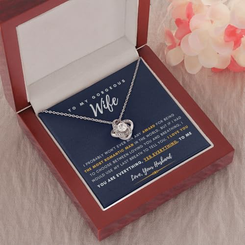 Jewelry To My Wife, Husband to wife, Gift For Soulmate, Gift For Wife, Wife Gift, Wife Necklace, Love Necklace, Women Gift You are Everything to me3