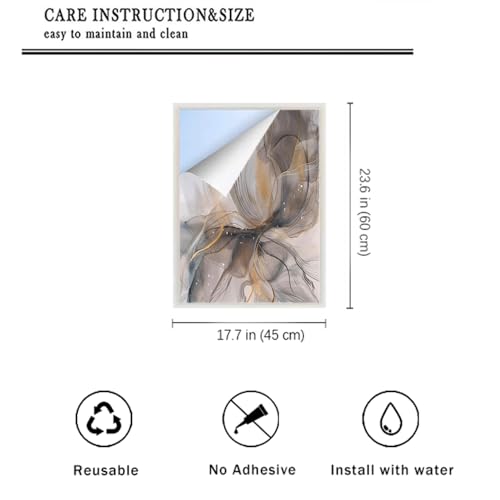 Vinilo Decorativo Abstract Texture para Ventana 17.7x23.6 in miniatura 2