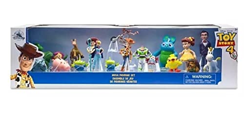 Ornaments Disney Store Toy Story 4 Mega 19 Figure Figurine Set Playset Buzz Woody Forky ...