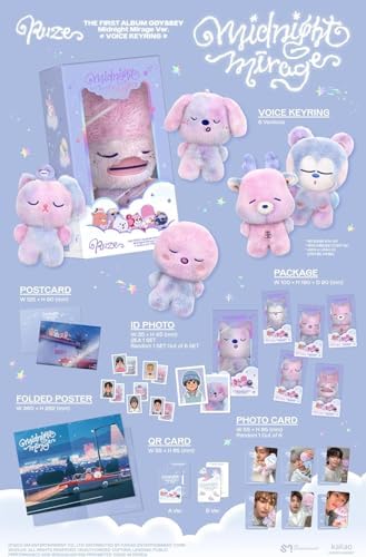 KPop RIIZE ODYSSEY [Midnight Mirage Ver.] 1st Full Album (Random Ver.) + Extra photocards image 3