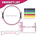8pcs Pilates Ring Set,Pilates Exercise Equipment Set with 6-Tube Pedal Resistance Band 5Pcs Resistance Bands Open-Back Fitness Figure for Strength Flexibility Stability and Body Toning