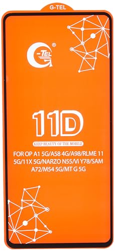 Image of HD Tempered Glass Screen Protector Compatible For Samsung Galaxy M54 5G With Edge To Edge Coverage And Easy Installation Kit