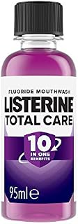 Listerine Total Care 10 in 1 Fluroide Mouthwash, Clean Mint, 95ml