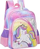 Mochila De Costas Infantil Unicórnio Yepp 13'' MIF5339-13 (Rosa Claro)