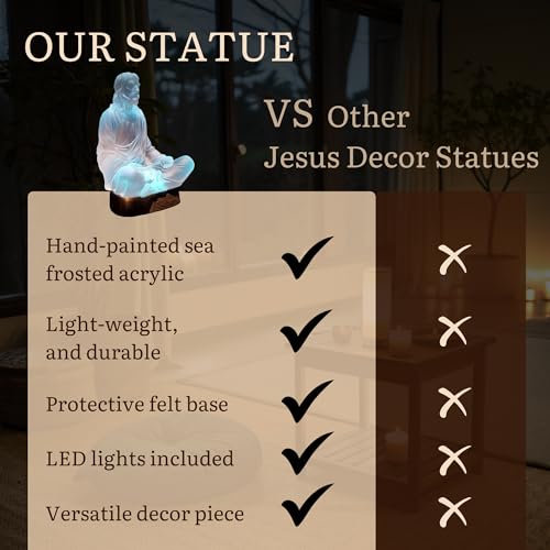 Estatua de Jesús para Decoración del Hogar 8 in Acrílico miniatura 4