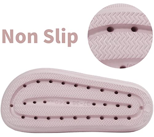 Image of BenSorts Pillow Sandals for Women Men Thick Sole Adjustable Buckles EVA