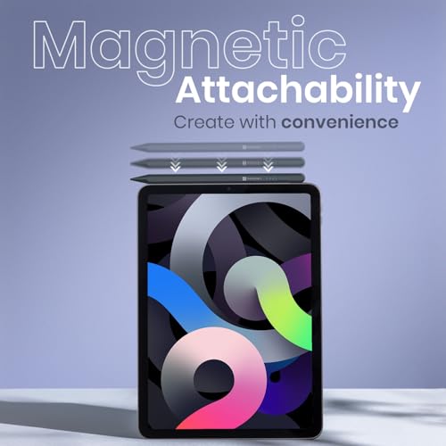 Image of Portronics Glide A, Stylus Pen for Android Devices /Smartphone /Tablet, Magnetic Attachment, Type-C Charging, Extra Nib, Smooth & Precise Writing for Notes & Drawing