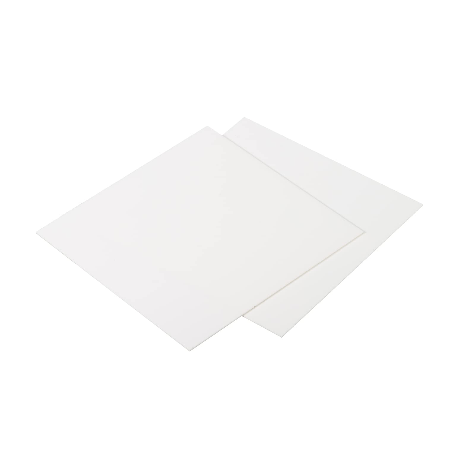 PATIKIL Alumina Ceramic Sheet Square Cooling Pad Insulating Sheet 2pcs High Hardness for MOS Transistor 100x100x1mm(4x4x0.04")