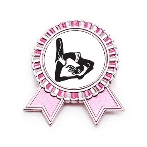 Pin's sport Yoga Girl pour personnaliser vos sacs de gym et vestes