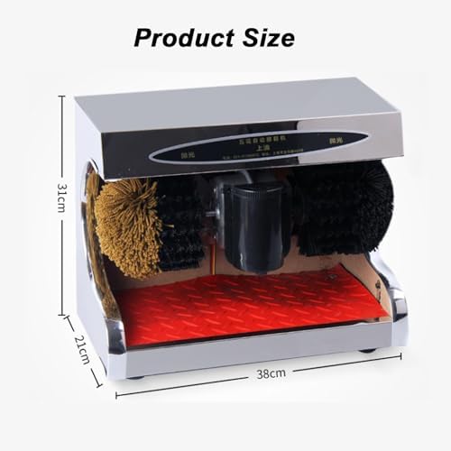 Automatic Electric Shoe Cleaner - Induction Shoe Polishing Machine, Low Noise, Easy to Use, Efficient Household Footwear Polisher for All Shoe Types