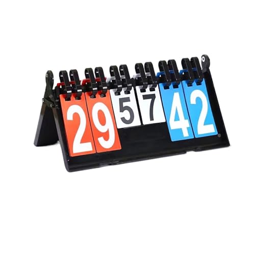 Marcador deportivo de 6 digitos abatible para mesa de balonvolea y tenis 2