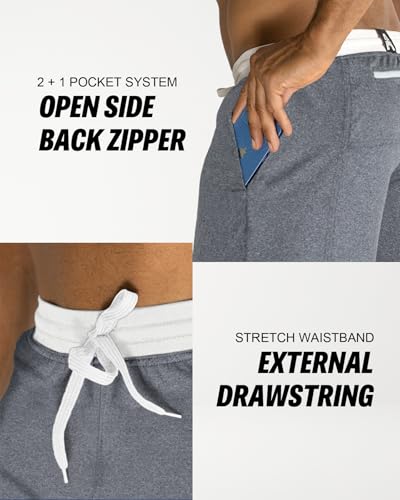 Image of Anthem Athletics Men's Gym Shorts with Pockets - Running, Walking & Cross-Training Workouts - 5 inch 7 inch 9 inch