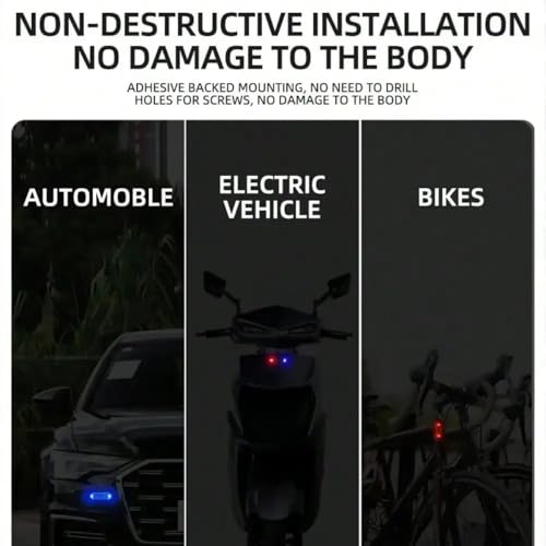 Luz de advertencia solar para coche para evitar colisiones 5