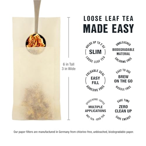 Image of Tiesta Tea - Green Tea Starter Kit, Loose Leaf, Premium Green Blend Gift Set, Medium Caffeinated, Make Hot or Iced, Includes 3 Loose Leaf Samplers & 100 Disposable Filters