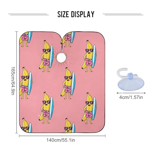 Capa de Barbero Impermeable Kigai Cool Banana para Hombre miniatura 3