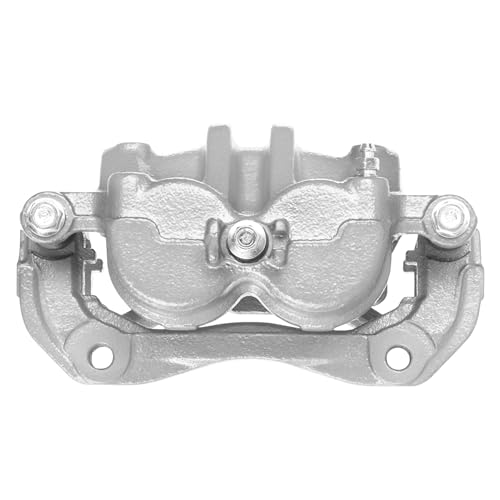 Image of Detroit Axle - Front Left Brake Caliper for Hyundai 2007-2010 Entourage, 2006-2012 2014 Kia Sedona, Driver Side Disc Brake Caliper with Bracket 2008 2009 Replacement
