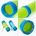 Luwint Pocket Telescope Toy for Kids, 2 Pack Portable Pirate Telescope Science Monocular Toys Retractable Spyglass Exploring Educational Toy Birthday for Boys Girls (Green/Blue)