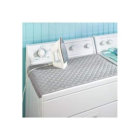 Quilted Magnetic Ironing Mat Iron Anywhere Portable Ironing Pad Ironing Board Alternative Cover Gray Cover