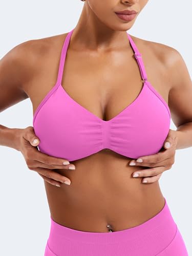 Image of VOYJOY Impact Strappy Bra Sports Bras for Women Basic Workout Gym Yoga Bra