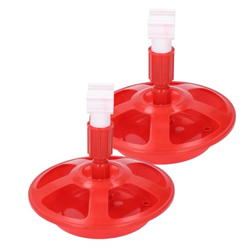 Automatic Chicken Waterer 2 Paquete PP G3/4 Alimentador de Agua para Pollitos Patos Tazón para Beber Gansos de Gansos, Hecho de PP Engrosado, Diseñado para Facilitar su Uso