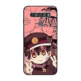 NIKKHO Phone Case for LG Stylo 6 Anime Role Hanako Kun Color(08) Soft Black TPU Matte Rubber Shockproof Ultra-Thin Full-Body Protective Case Cover