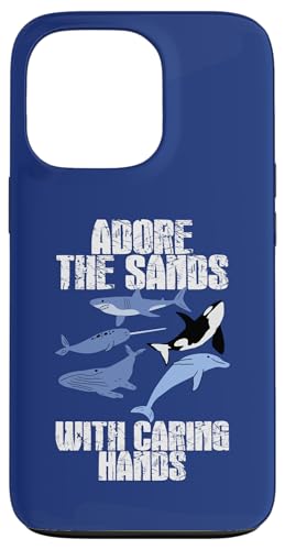 Carcasa para iPhone 13 Pro Las ballenas de conservación del océano adoran la arena con