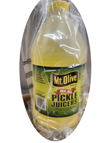 Mt. Olive Pickle Juice 100% Kosher Dill Pickle Brine, 64 Ounce Bottle (Pack of 6)