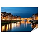 islandburner Premium Poster Romantisches Ponte Vecchio 