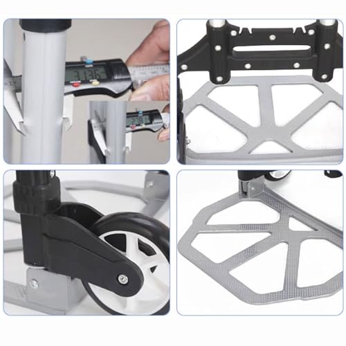 Carretilla plegable para compras con ruedas TPR miniatura 5