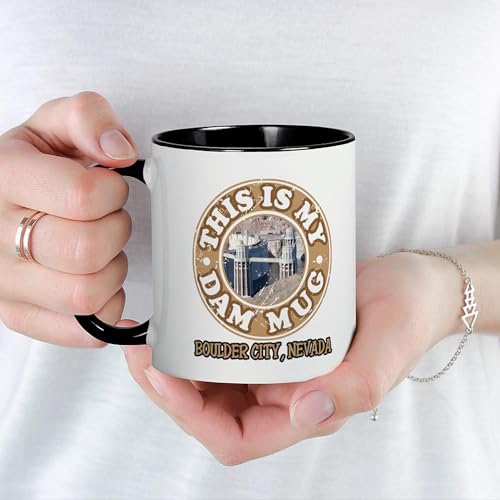 Taza de cerámica 11 oz CafePress Hoover Dam miniatura 5