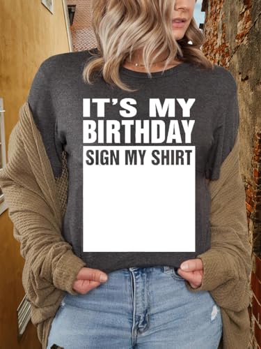 Image of Happy Birthday Shirts for Women Cute My Day My Way Birthday Girl T Shirt