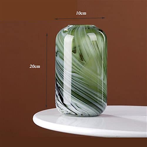 Vase fleur de salon moderne vert décoratif pour centre de table