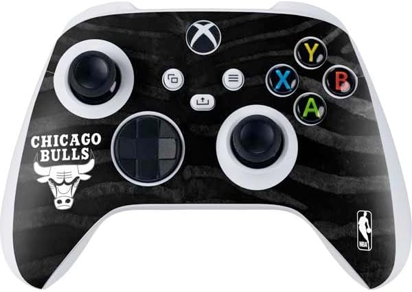 Skinit Decal Gaming Skin Compatible with Xbox Series S Controller - Officially Licensed NBA Chicago Bulls Away Jersey Design