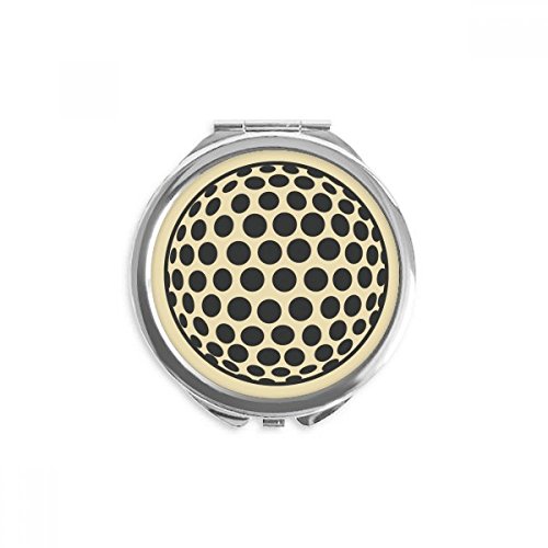 Miroir rond de poche golf pour ajuster son maquillage discrètement partout