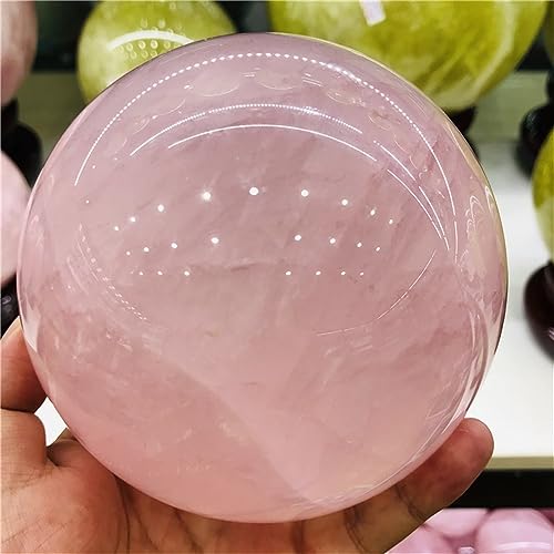 Bola de cuarzo rosa de 60mm, un regalo elegante para bodas y aniversarios 3
