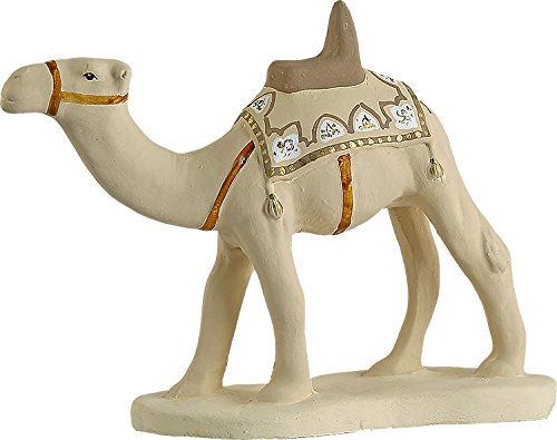 Chameau Debout Arterra Santons de Provence Les Blancs 7 cm