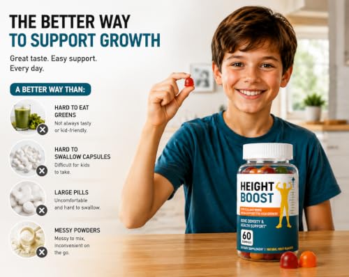 Natural Curves Height Boost Gummies