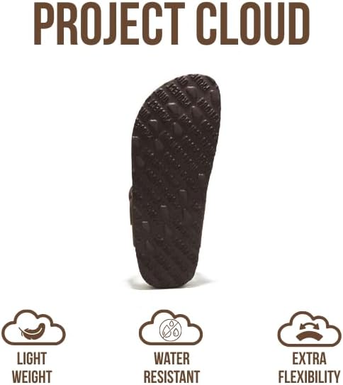 Project Cloud 100% Genuine Leather Thong Sandals Women Footwear - Memory Foam Insole Womens Sandals - Non-Slip Womens Flip Flops - Lightweight Sandals for Women 2026 (Britani) - Image 5