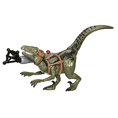 Jurassic World Bashers & Biters Velociraptor Blue Figure