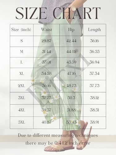 Summer Women's Colorful Graphic Print Pants Funny Oil Painting Floral Trousers with Pockets Plus Size Bohe Beach Pants3